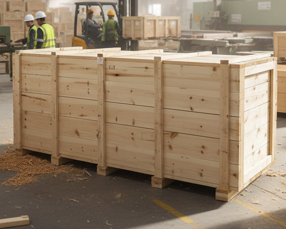 industrial wooden containers Manufacturer