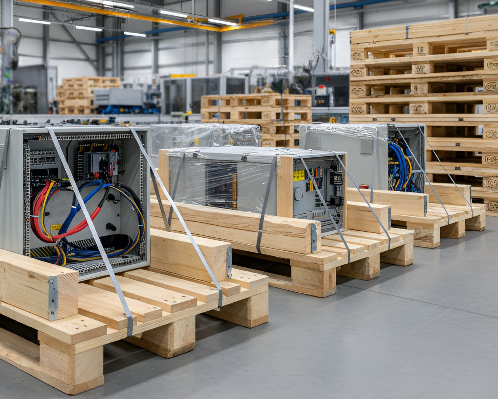 Wooden Pallets for Electrical & Electronics