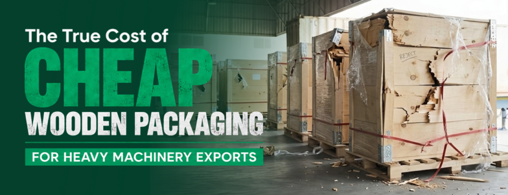 Wooden Packaging for Heavy Machinery Exports